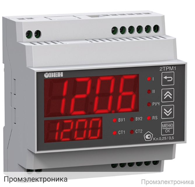 2ТРМ1-Д.У2.ИИ.RS - обновленный погодозависимый двухканальный регулятор с RS-485