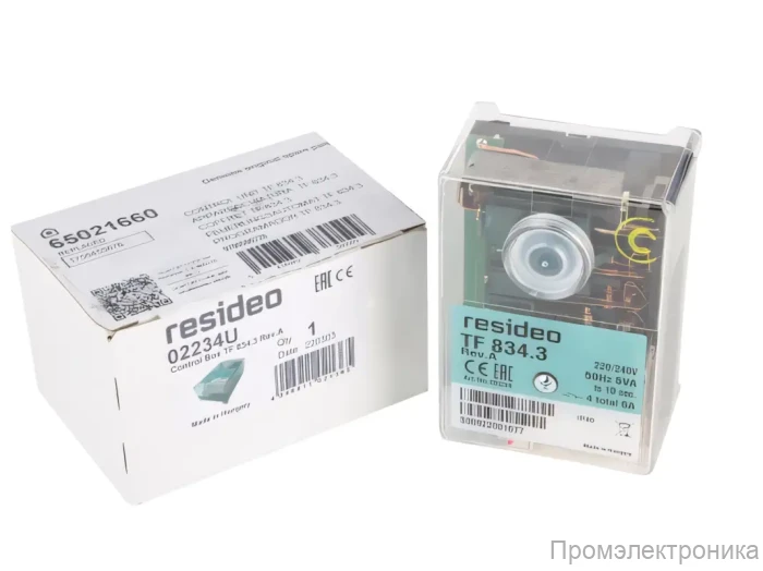 Топочный автомат Resideo TF 834.3 rev.A