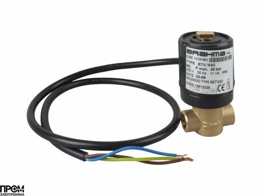 Жидкотопливный электромагнитный клапан Brahma E7/L*A3C 13191801