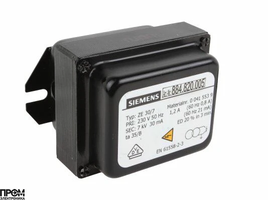 Трансформатор розжига Siemens ZE 30/7 00415539