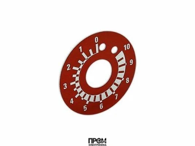 Шкала воздушной заслонки, круглая