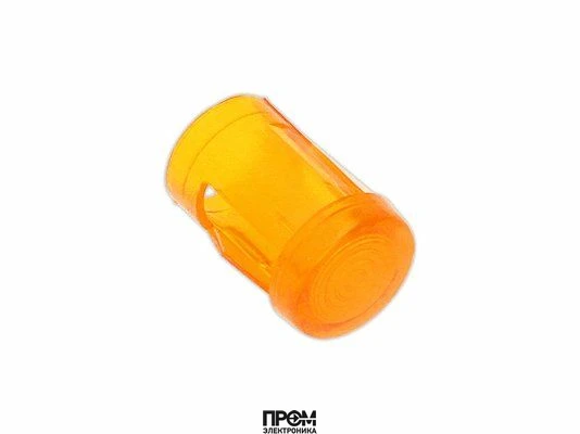 Пластмассовая насадка для лампочки оранжевая