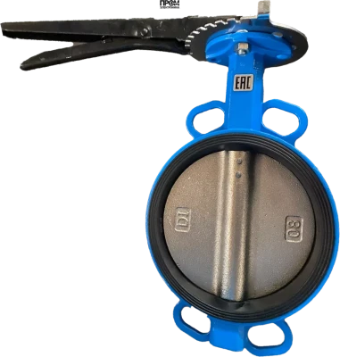 Затвор дисковый поворотный Ду 40 Ру16 межфланцевый