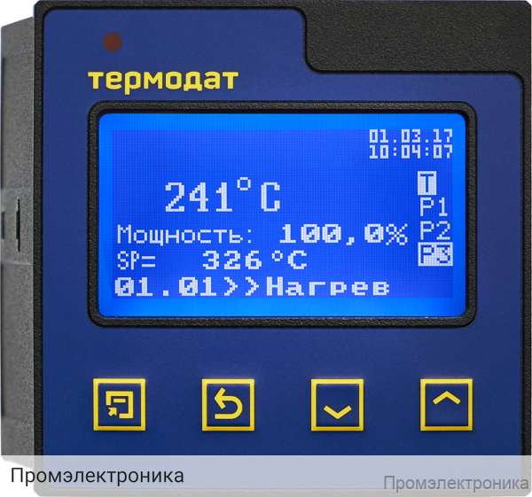 Термодат-16Е6 - одноканальный регулятор температуры