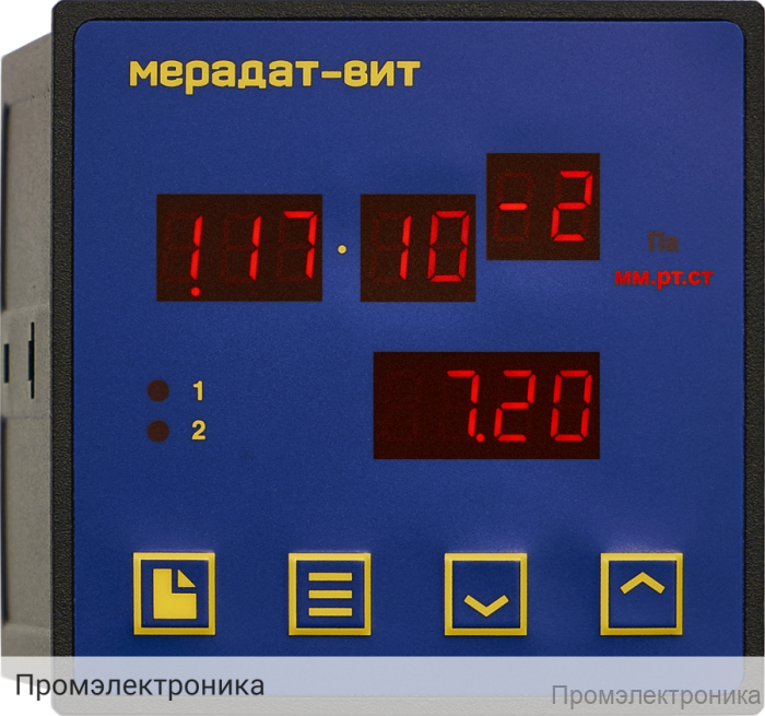 Мерадат-ВИТ12Т4 - вакуумметр для работы с тепловыми датчиками