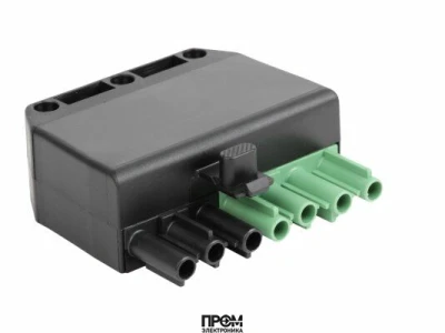 Разъем Elco 7P, зеленый, папа, 65323592