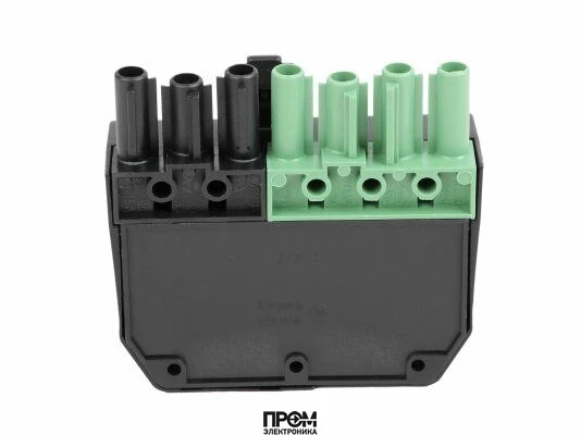 Разъем Elco 7P, зеленый, папа, 65323592