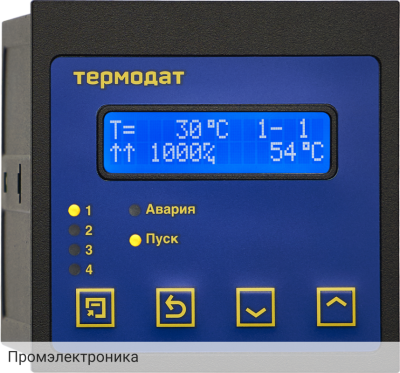 Термодат-14Е5 - одноканальный программный ПИД-регулятор температуры