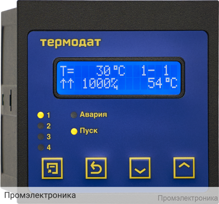 Термодат-14Е5 - одноканальный программный ПИД-регулятор температуры