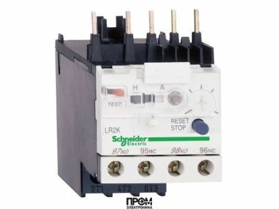 Тепловое реле перегрузки Schneider Electric LR2K 0312 (3,7 - 5,5 A)