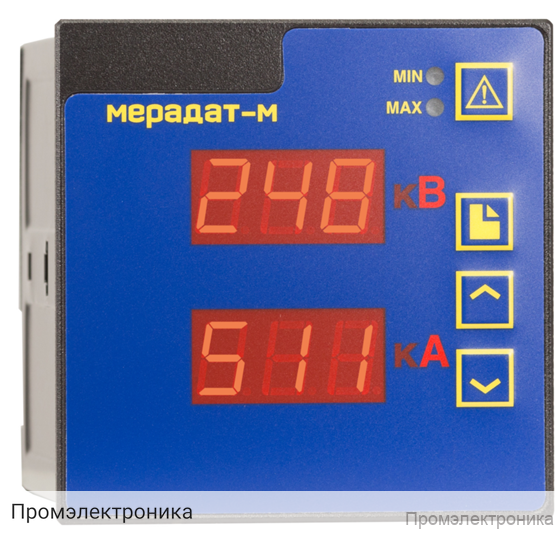 Мерадат-М1ВА1 - регистратор напряжения и силы тока в однофазной цепи