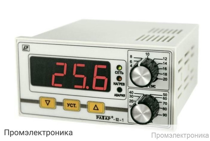 Ратар-02-1 - терморегулятор с аварийным реле для отопительных котлов