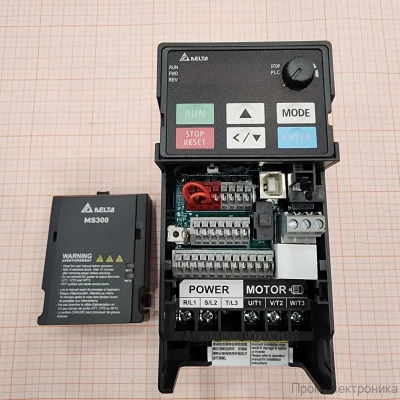 Преобразователи частоты Delta Electronics VFD2A8MS21AFSAA (0.37кВт 1ф 230В) серии MS300