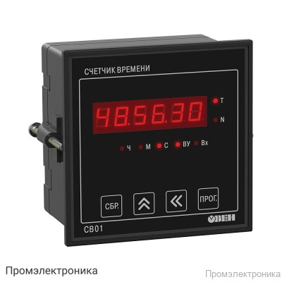 СВ01-220.Щ1.Р - счетчик времени наработки оборудования