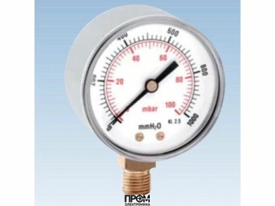 Манометр MP1-63, 400 мбар