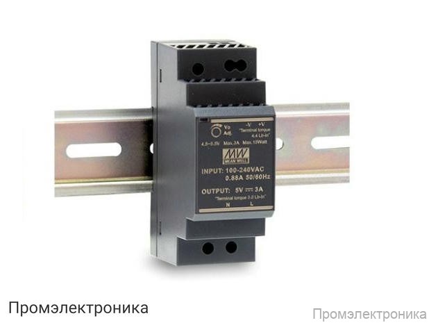 HDR-30-5 - блок питания AC-DC, 15Вт