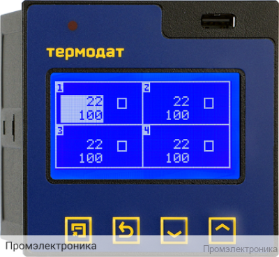 Термодат 17M6-А (4УВ/4Р/485/4M) - измеритель-регистратор