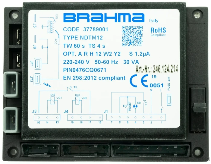 Менеджер горения Brahma NDTM12 37789001