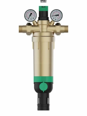Фильтр тонкой очистки с обратной промывкой и регулятором DN20 (3/4) 100мк до 70С ХК FK76-3/4H