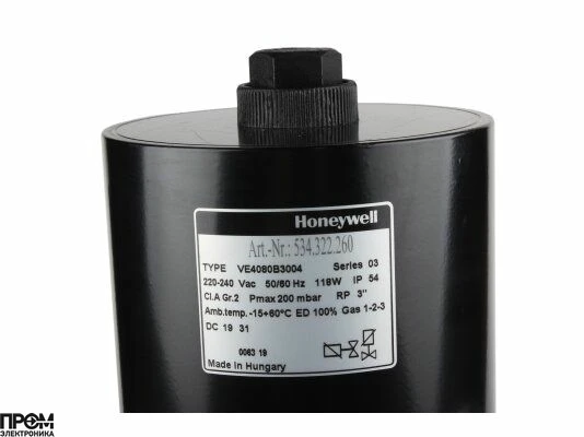 Газовый электромагнитный клапан Honeywell VE4080B3004