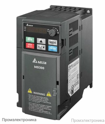 Преобразователи частоты Delta Electronics VFD11AMS21AFSAA (2.2кВт 1ф 230В) серии MS300