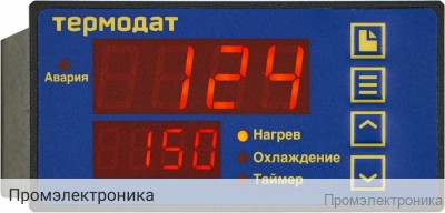 Термодат-12К6-Н - одноканальный ПИД-регулятор температуры и аварийный сигнализатор
